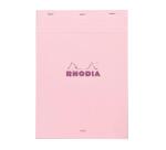 Rhodia gehefteter Block, COULEURS N°18 A4, 80 Blatt liniert 80g, mikroperforiert - Rosa
