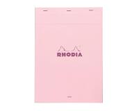 Bloc agrafé Rhodia Couleurs Rose N°18 A4 21x29,7 cm - Rose - New - Rose