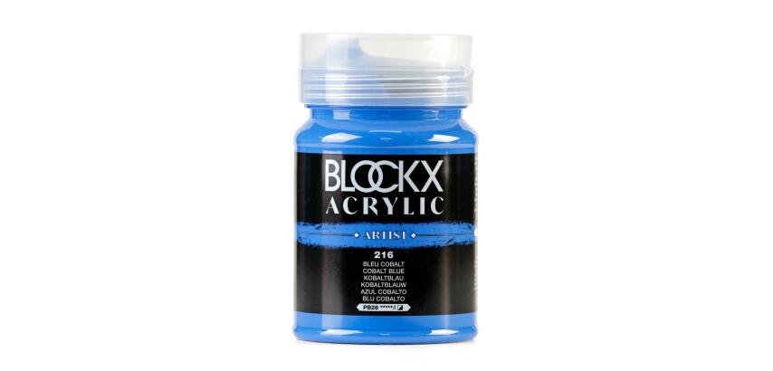 Blockx Acrylic Paint - 500ml - Cobalt Blue