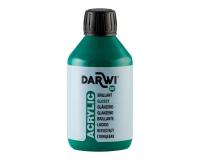 Darwi Flacon de 250 ml de Peinture Acrylique Universelle Brillante - Vert sapin