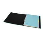 Tabbladen in glanskarton 400g/m2 Aquarel 6 verdelingen - A4 - Geassorteerd
