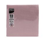 Pack of 50 micro-embossed 2-ply cotton cocktail napkins - 20x20 cm