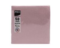 Paquet de 50 serviettes cocktail micro-gaufrées ouate 2 plis - 20x20 cm