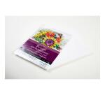 Sachet 12 feuilles Zeta 270g - 27,9x35,5cm - Blanc