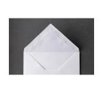 20 enveloppes Vélin doublées C6 (114x162mm)gommées - extra blanc