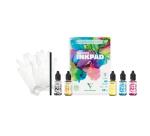 Coffret Starter Set Alcohol Ink A5 Bloc Alcohol Inkpad Clairefontaine et Encres à alcool Cernit