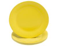 20 Assiettes en carton rondes, 23 cm