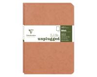 Set de 2 carnets piqués Age Bag A5 96 pages uni - Tabac