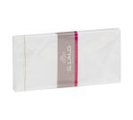 20 enveloppes DL (110x220mm) Toile Impériale doublées gommées - Blanc