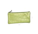 CUIRISÉ - Trousse plate 11x22 cm - Vert
