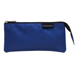 Exacompta Opak Pencil Cases, Polyester (4 shapes) - Assorted colours