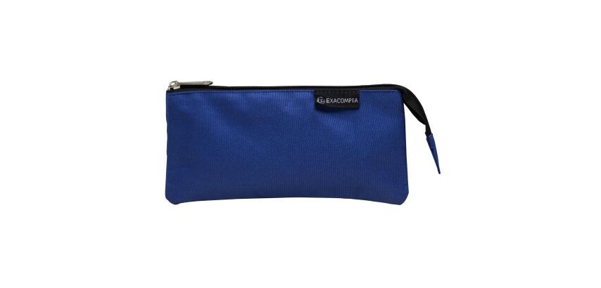 Exacompta Opak Pencil Cases, Polyester (4 shapes) - Assorted colours