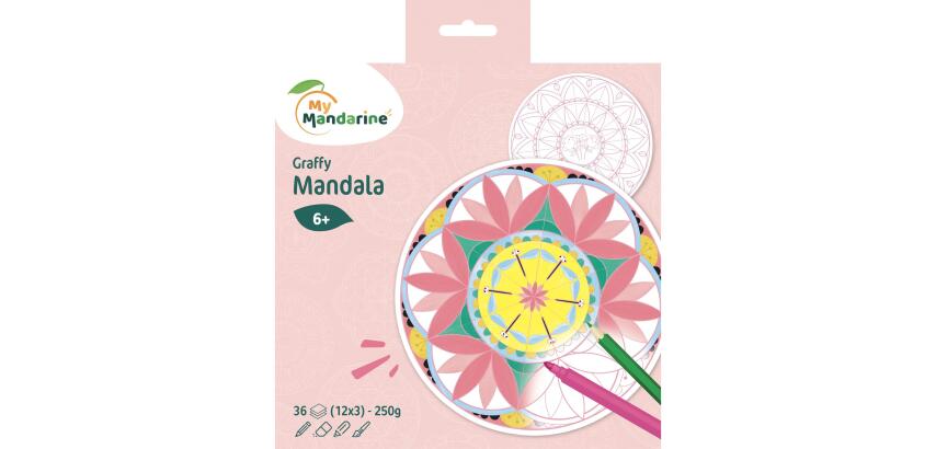 Malbuch 'Graffy Pop Mandala'