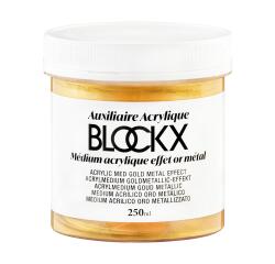 Médium acryl effet or métal - 250ml