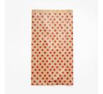 Sach. x50 poch. kraft, 21x37+7cm,pois - Kraft