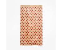 Sach. x50 poch. kraft, 21x37+7cm,pois - Kraft