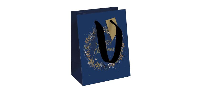 Nuit étoilée, sac moyen 21,5x10,2x25,3 cm - Bleu