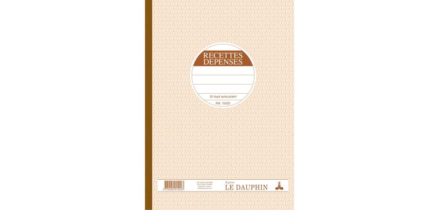 Manifold autocopiant 297X210 Recettes Dépenses 50 dupli - Avoine