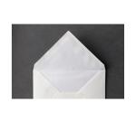 25 enveloppes C6 (114x162mm) Vergé de France doublées gommées