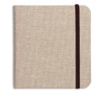 Reisealbum/Skizzenbuch Goldline 15x15 cm, Leineneinband, 32 Blatt 180g - Natur