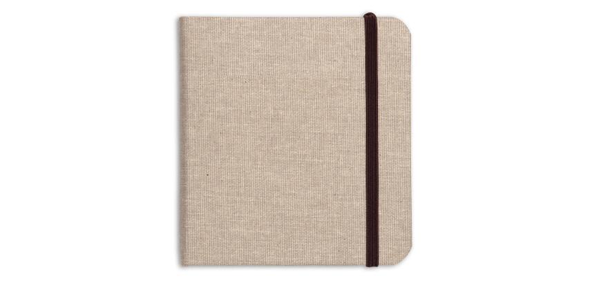 Goldline Voyage carnet toilé 32F 15x15cm 180g - Naturel