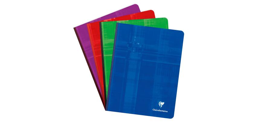 Cahier broché, 170 x 220 mm, 288 pages, 5/5
