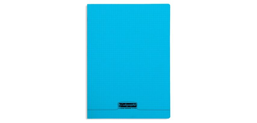 Cahier piqué 8000 POLYPRO 24x32 cm 96 pages petits carreaux 90 g - Assortis