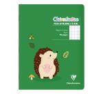 Cahier piqué Clairenfantine 17x22 cm 96 pages grands carreaux Couleur aléatoire - Assortis