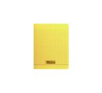 Clairefontaine Polypro Stapled Notebook, Seyes, Ligne 8000, 17x22cm, 70 Sheets, 90g - Yellow