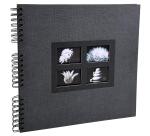 Album photos à spirales 60 pages noires Passion - 32x32 cm