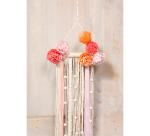 KIT CRÉPON, Décoration macramé 20,5x1,5x30cm - Assortiment