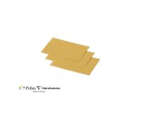 Paquet de 25 cartes simples Pollen 70x95mm 210g/m² - Or