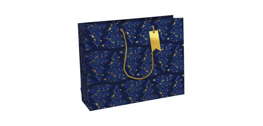 Azurite, Excellia, sac shopping 37,3x11,8x27,5 cm - Bleu