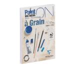 Paint'On gelijmd blok, gekorreld papier, A6 15 vellen 250g