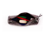 CÉLESTE CUIR Trousse ronde Ø5,5x22 cm Lazer Alba