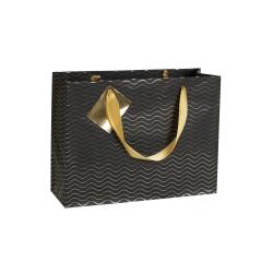 Gift bag "Premium Max&moi" 32 x 13 x 24.5 cm - Black