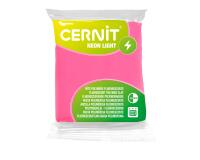 CERNIT - A Bar of Neon Light Polymer Clay - Baking Modelling Clay - Fuschia colour - 56 g block - CE0930056922C - Fuchsia