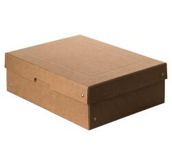 Falken - PURE Box Nature DIN A4, Füllhöhe 100 mm braun - Braun