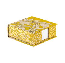 Jardin des Sens, Bloc cube 11x11x4cm contenant 300 feuillets unis 9,8x9,8 cm
