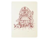 Cahier A5 ligné - Bistro Parisien- 32 pages - Bordeaux - New - Bordeaux
