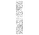 Echarpe 100% soie - 180x43cm Katleya - Blanc