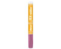 DARWI Marqueur Peinture Textile Pailletée Pointe Conique Fine 2mm - Rose