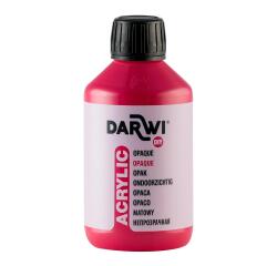 DARWI Acrylfarbe opak, Flasche 250ml, Zinnoberrot - Zinnober