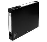 Archivbox mit Druckknopf, PP 700µ, Rückenbreite 40mm, 25x33cm für DIN A4, Opak