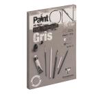 Paint'ON Gris bloc collé 30F A5 250g