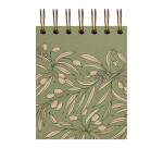 Jardin des Sens, Bloc reliure intégrale en-tête 9x11 cm, 160 feuilles, uni, ass.