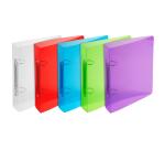Exacompta 'Crystal' A5 Ring Binder (2x30mm Ring) - Assorted colours