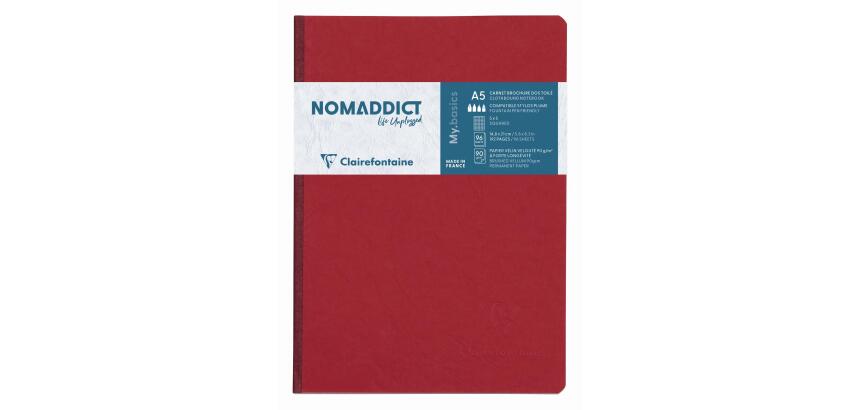 Carnet brochure Age Bag A5 192 pages petits carreaux