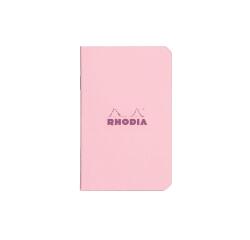 Cahier piqué Rhodia Couleurs Rose 7,5x12 cm - Rose