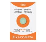 Pk 100 Exa Record Cards 5/5 105x148 Ast - Assorted colours